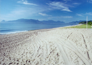 Praia do Capricórnio em Caraguatatuba